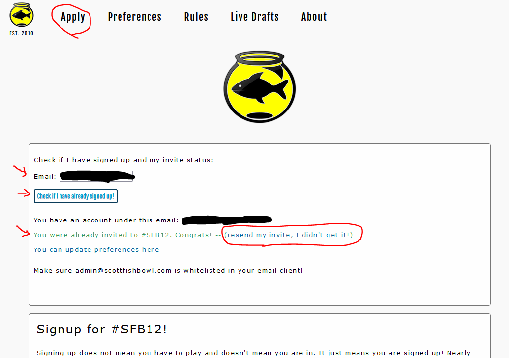 ScottFish24's tweet photo. You can signup here and check if you have signed up here:

https://t.co/40SZxYcXkl

but know what else you can do... check if you were invited and also re-send your invite email in case yours hit spam. :) https://t.co/B2KcKuPLXG