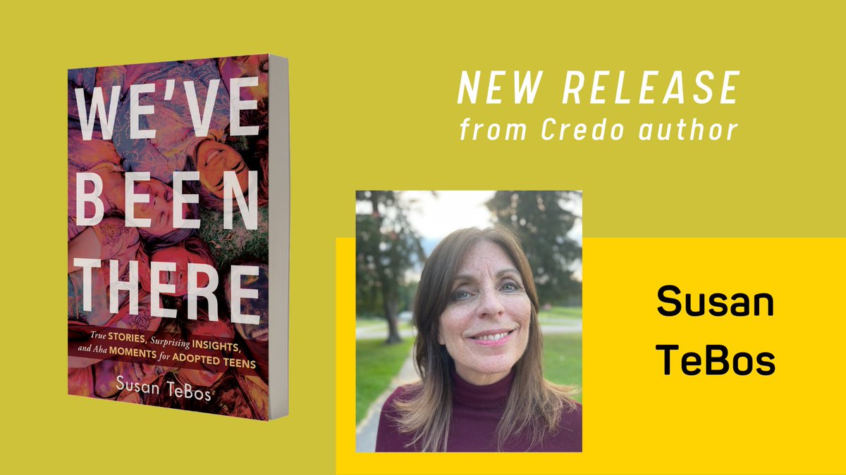 Credo_Comm's tweet image. Teen adoptees will find hope in the pages of We've Been There by Susan TeBos (@KregelBooks). You will understand yourself in a whole new way and find reassurance and a sense of belonging as part of a global adopted community.
Learn more: indiebound.org/book/978082544…