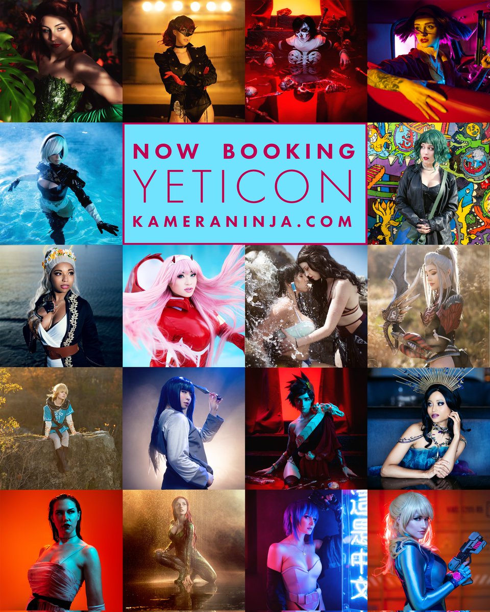 KameraNinjaa's tweet photo. Sidequest:
How many cosplayers here do you recognize? 

Also I'm going to #yeticon you should say hi!  https://t.co/rCh1Ifn6Pv https://t.co/7cJYXSTgiq