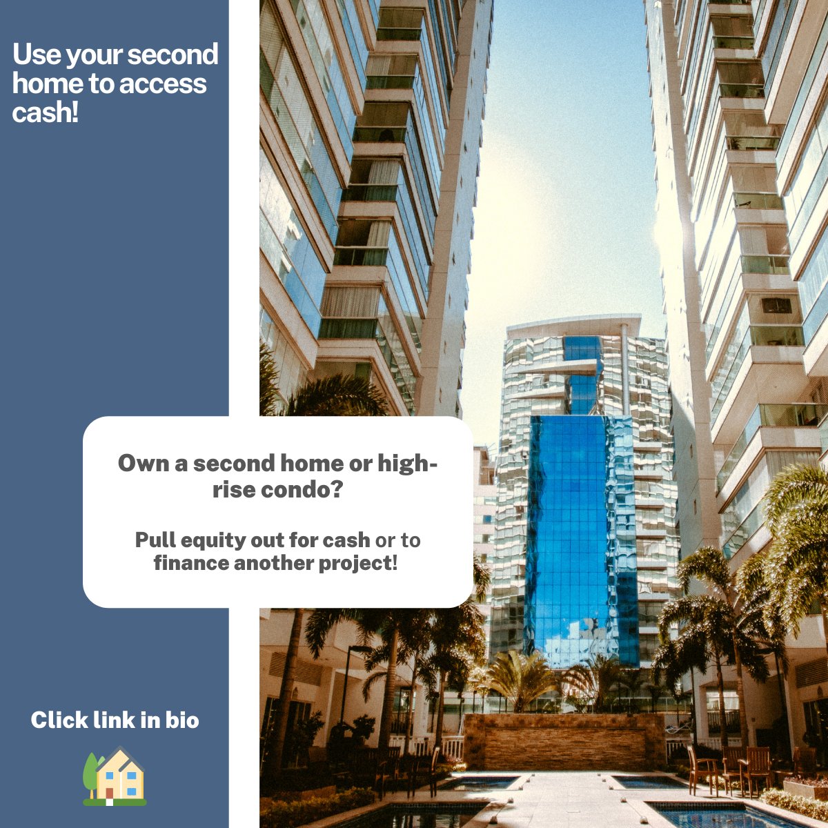 Lend_Plus's tweet image. You can access the equity in your second home. Click the link in the profile to get started today!