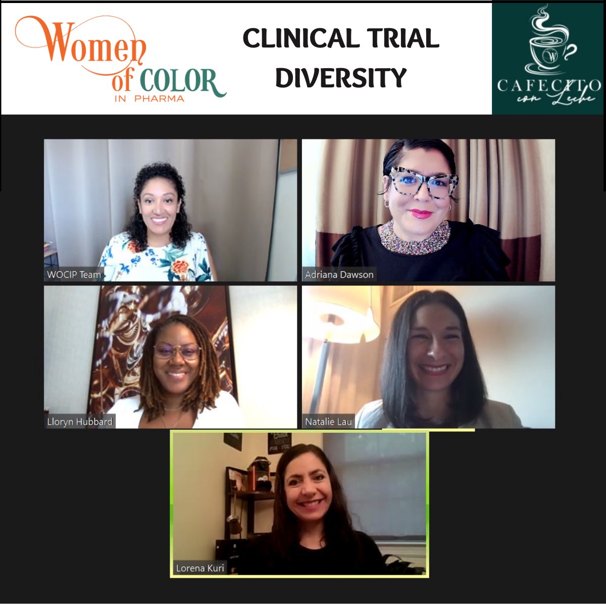 I’m not in Pharma or Life Science but I had an opportunity to join this distinguished panel to share my perspective on how true community engagement can help support recruitment efforts to increase diversity in clinical trials. @WOCIP2015