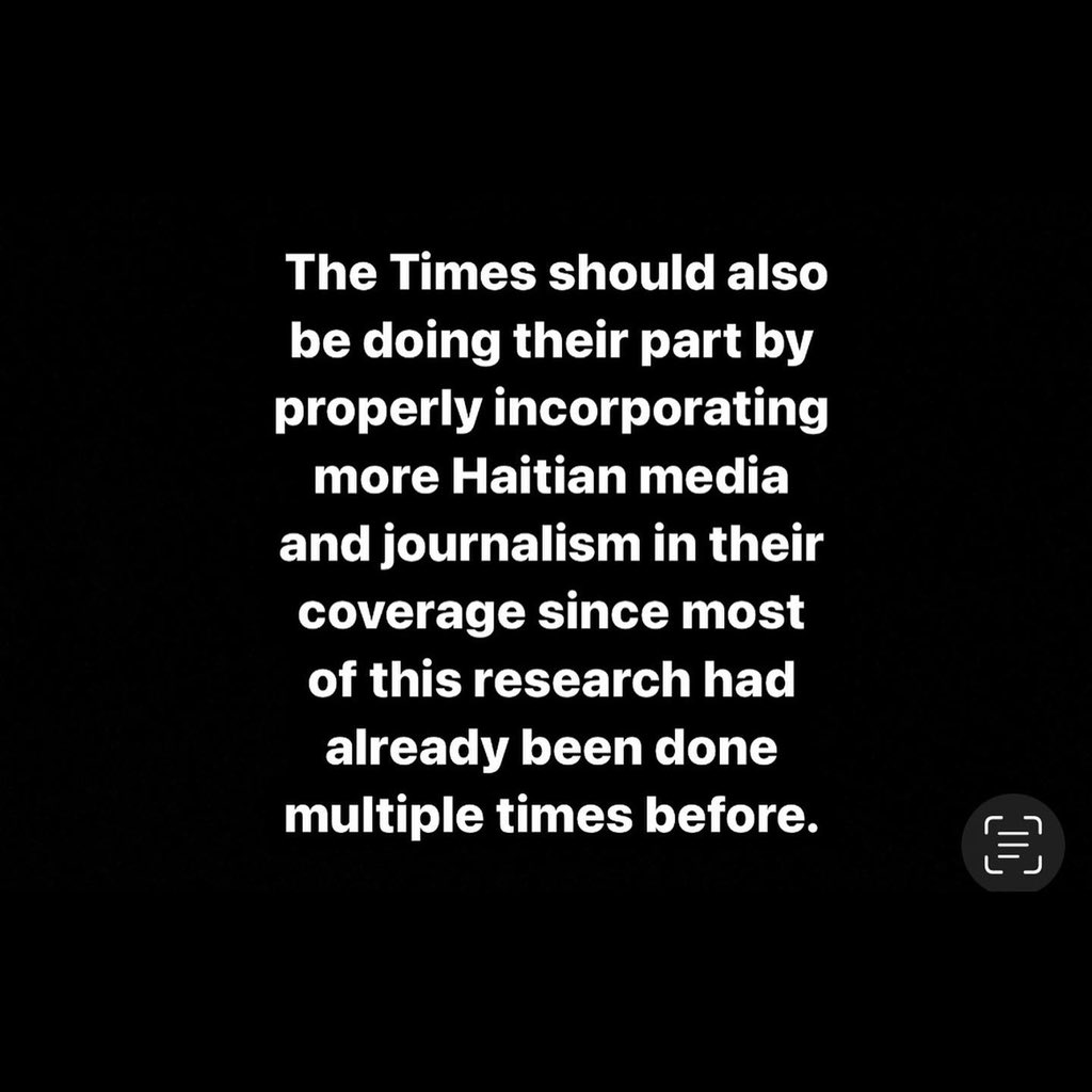MichaelBrun's tweet photo. No more erasure of Haiti’s history. We have a voice. Please help to amplify our local voices as much as the international ones 🙏🏽 https://t.co/QuAyZUKoxQ