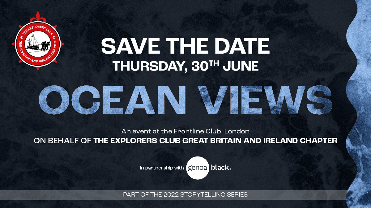 News | Genoa Black is the new official sponsor of The Explorers Club Great Britain &amp; Ireland Chapter

We are delighted to be co-hosting our first joint event of 2022 at The Frontline Club, London on Thursday, 30th June.

Learn more here: …orersclub-oceanviews.eventbrite.co.uk