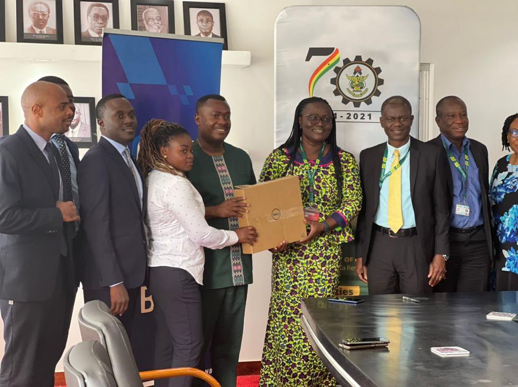 StanbicBankGH's tweet photo. As part of our commitment to make dreams possible through various interventions including education, weβve donated 50 laptops in support of the Kwame Nkrumah University of Science and Technology (KNUST) Women In STEM initiative. #MakingDreamsPossible #ItCanBe https://t.co/dj4aI7Fxud