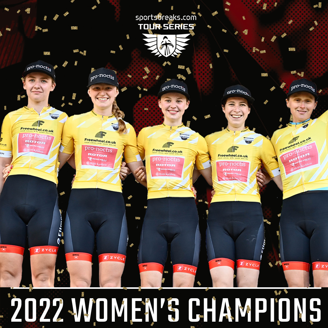 Introducing our 2022 women's champions, @FinishLineRT! #TourSeries