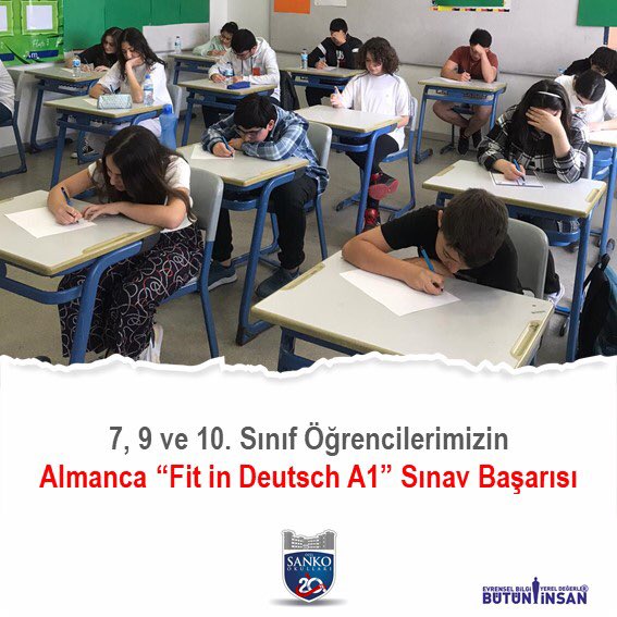 SankoOkul's tweet photo. Almaya Goethe Enstitüsü tarafından düzenlenen“Fit in Deutsch A1”sınavına 7,9 ve 10.sınıf öğrencilerimiz katıldı.14 Mayıs 2022 tarihinde düzenlenen sınava giren tüm Almanca öğrencilerimiz uluslararası geçerliliği olan“Fit in Deutsch A1” belgesini alarak büyük bir başarı sağladılar https://t.co/M4V4eeyYKW