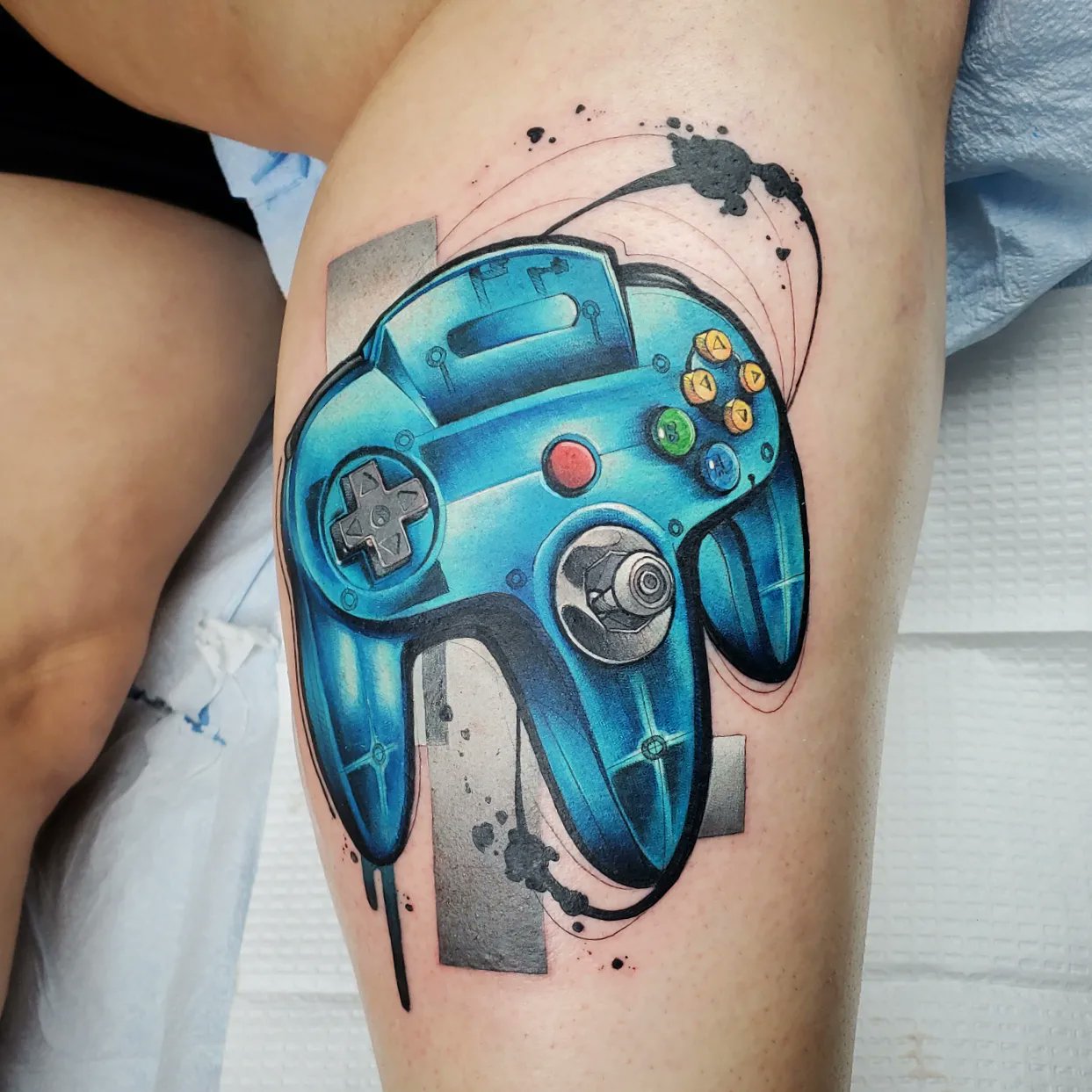 Nintendo Controller Tattoos