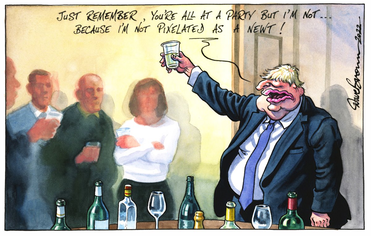 Tomorrow's @Independent cartoon... #BorisJohnson #Partygate #MetPoliceUK #PartygateFines #SueGrayReport