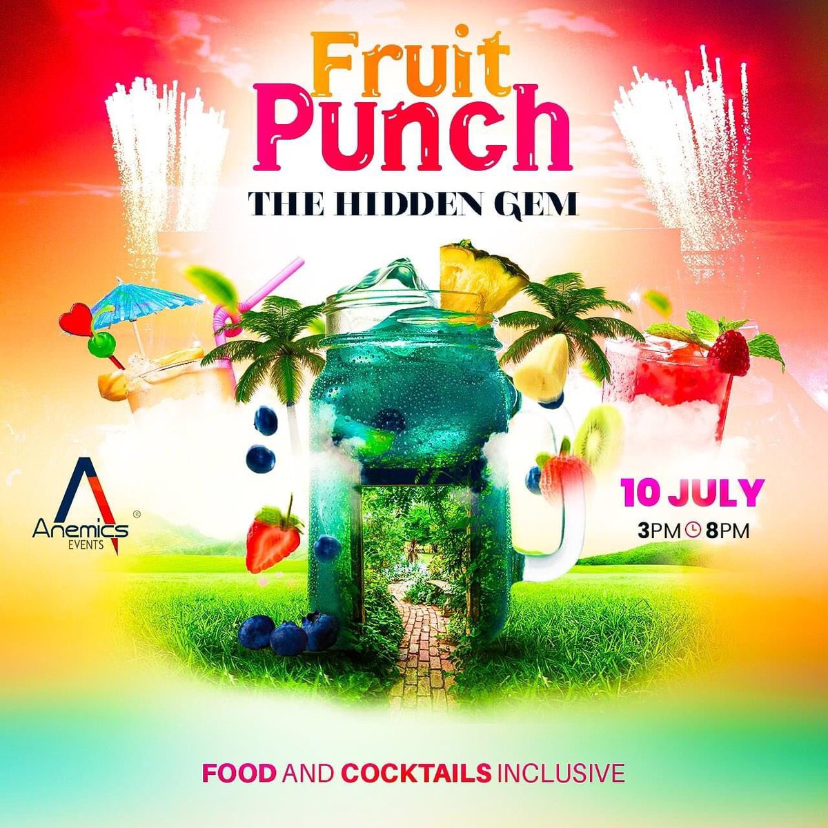 F R U I T P U N C H | The Hidden Gem 💎 

When life gives you Good Vibes, Cocktails, Great Atmosphere and An Amazing Cast, you make a Bomb Ass FRUIT PUNCH 🍹🧉

Mark the date July 10 ✍🏾 Follow <a href="/anemicstt/">Anemics Events</a> for details. 

•••
#FruitPunchTheHiddenGem
#AnemicsEvents
<a href="/anemicstt/">Anemics Events</a>