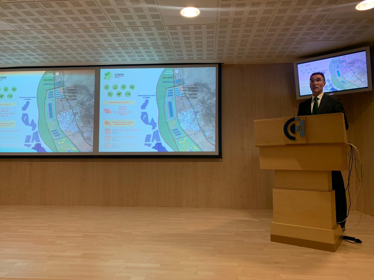 📍El Servicio de Acción Exterior de la <a href="/Junta_Ex/">Junta de Extremadura</a> ha organizado un encuentro con embajadores de la UE en España.

♻️En este evento hemos presentado nuestro proyecto #CCGreen, el primer Campus Data Center neutro en carbono de la Unión Europea.

#SustainableSpace <a href="/Ingenostrum_/">INGENOSTRUM</a>