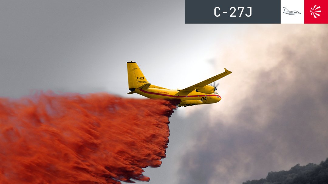 Environmental emergencies are an increasingly complex challenge requiring latest generation tools to protect people and territory. #Leonardo’s #C27J Next Generation Fire Fighter is the state-of-the-art in airborne #firefighting capabilities. Learn more: lnrdo.co/3PtRuY0