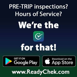 Under 160km?  Sign up today at ReadyChek.com for a 30 day (unlimited trucks/users) free trial!

#itsjustthateasy #Tuesdaymotivation #roadsafety #CVOR #readychekgo #landscapers #paving #fencing #pretrip #pretripinspections #inspection #hoursofservice #inspectionapp