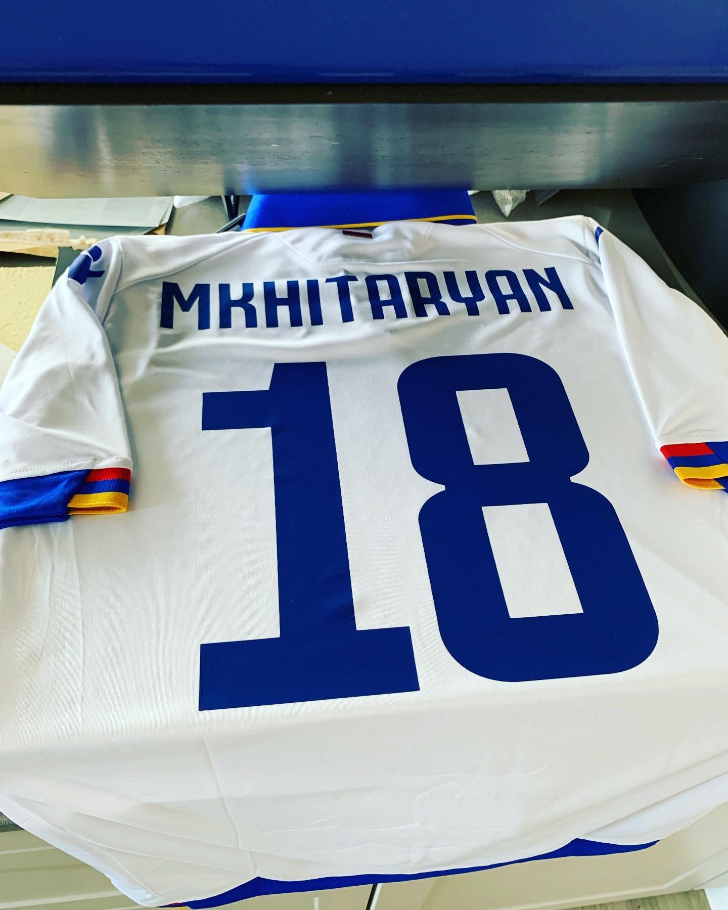 Henrikh Mkhitaryan's shirt number