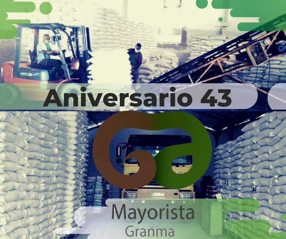 El 24 de mayo de 1979 fue fundada la EMPA GRANMA, en aquel entonces nombrada Empresa Provincial de Comercio y Productos Alimenticios, los Mayoristas festejamos con alegría y entusiasmo nuestro 43 Aniversario de creada.  <a href="/rosa_cedeo1/">Rosa Irene Cedeño Álvarez</a> <a href="/dios_mikel/">Mikel De Dios</a> <a href="/MarlonSarduy/">Marlon Sarduy</a> <a href="/BetsyDazVelzqu2/">Betsy Díaz Velázquez</a>
