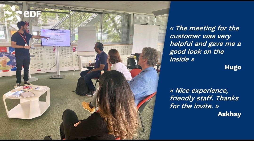 SeverineHolbach's tweet photo. J'ai été ravie d'accueillir sur notre site de Toulouse, nos clients anglophones. Thanks so much ! It was an amazing day !😊#expérienceclient #proximité @EDF_Occitanie https://t.co/MlXmihXiiB