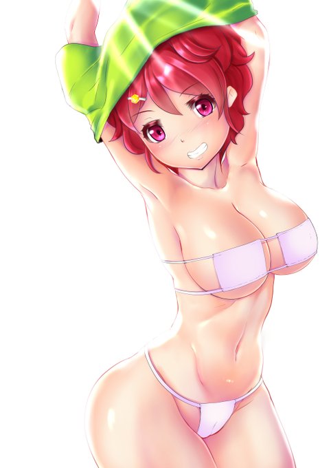 眼帯ビキニのkedちゃん描いたった 