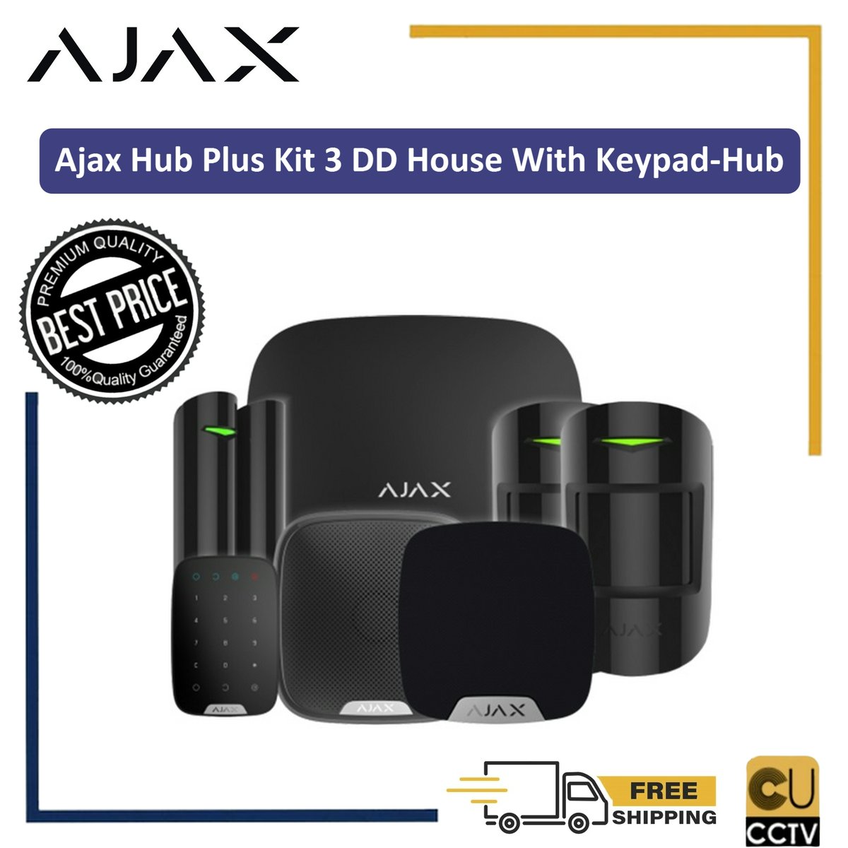 CUCCTV1's tweet image. AJAX Kit 3 DD: House with Keypad-Hub 
.
🔘 SHOP NOW ⬇️
cucctv.co.uk/product/ajax-a…
.
#cucctv #ajaxalarm #ajaxsystem #ajaxkit #ajaxhub #homealarm #alarm #security #alarmkit