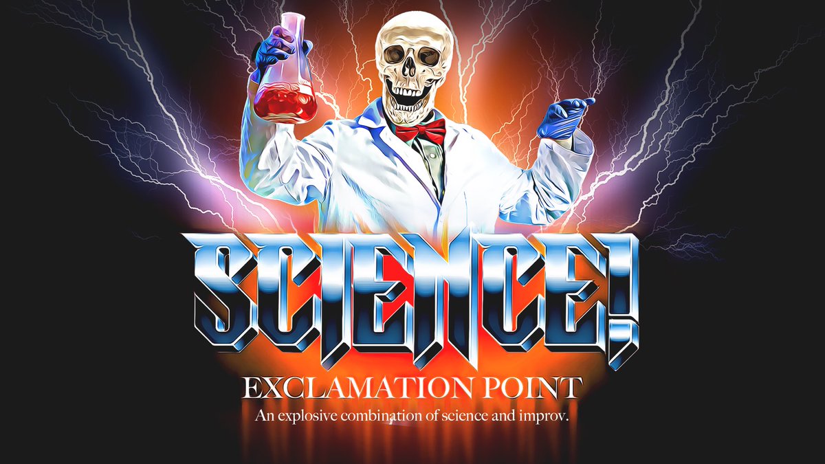 thankyourobot's tweet photo. Friday! 7pm! @sciencexpt show! @caveatnyc! Science! Improv! Flavor station! Exclamation! Skeletons! https://t.co/U1tchkLV58