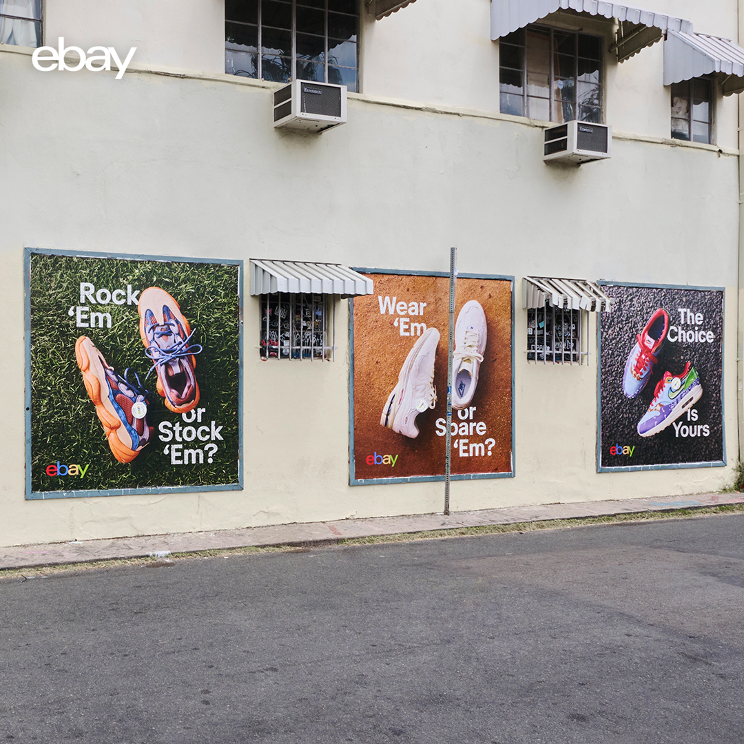 🚨 <a href="/eBay/">eBay</a>'s Wear 'Em Out Store is opening this weekend in LA. Get up to 70% off the hottest new releases, only if you choose to wear ‘em out the door...#eBayWearEmOut

455 N Fairfax Ave. May 27th-29th 11am-6pm, in partnership with @solestage. While supplies last.