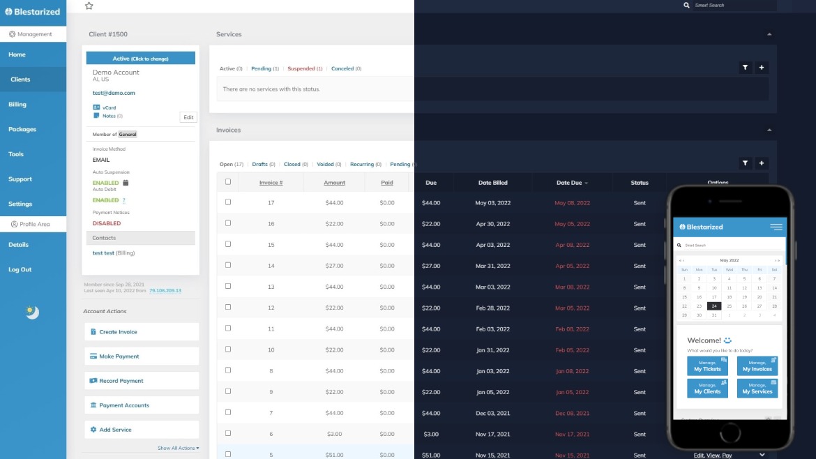 Very excited to announce the release of our newest admin area template for <a href="/blesta/">Blesta</a>  🙂:
blestarized.aalayer.com