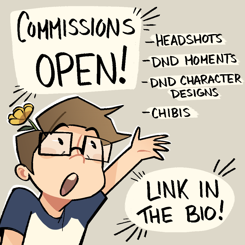 Hello, there! Because of my recent layoff, I am going to be opening up commissions! If you are looking for some dnd character art I am your person! 

Check out my commission price list below or in my bio if you are interested. #commissionsopen 