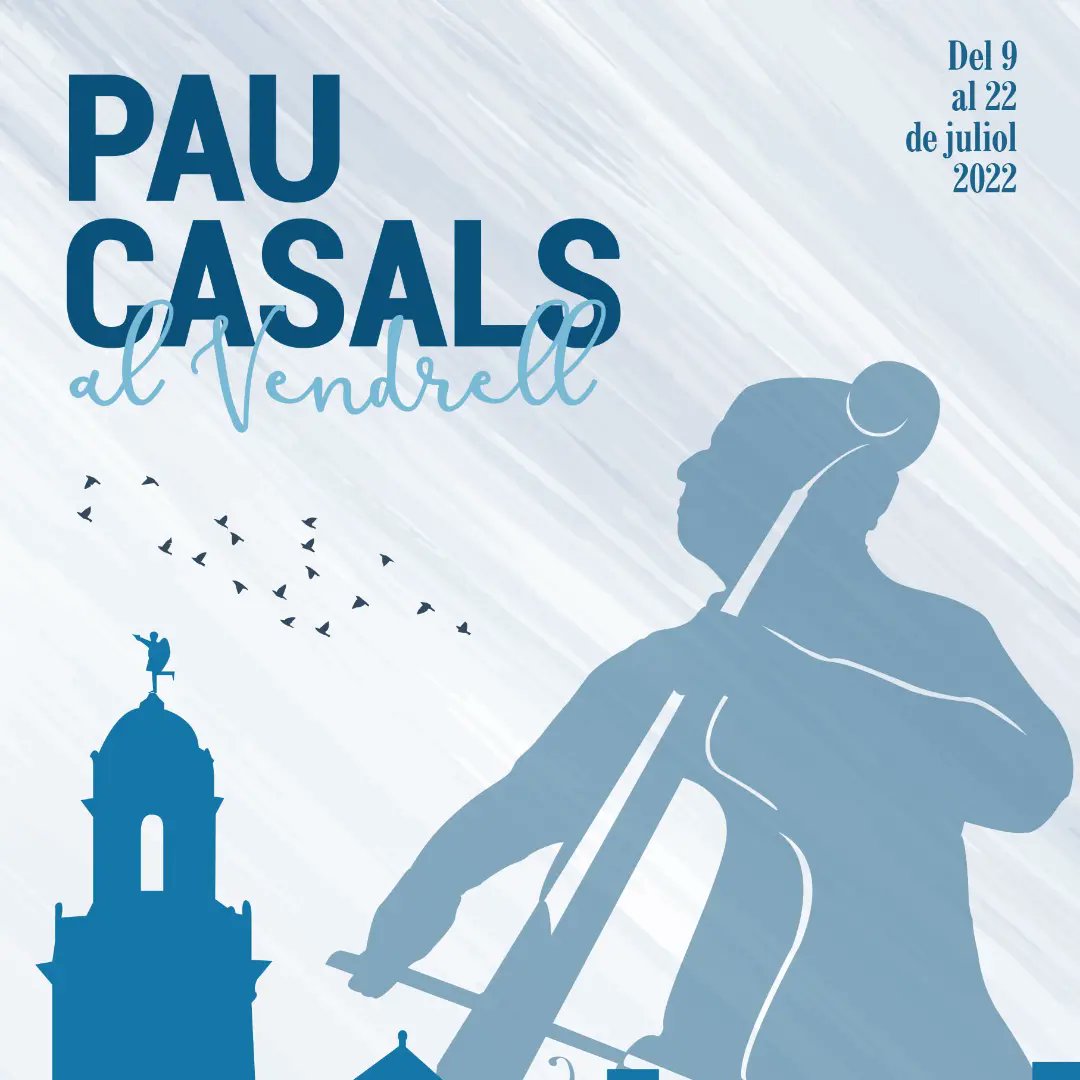 Si el Festival Pau Casals és un esdeveniment especial pel Vendrell, aquesta edició encara ho serà més, ja que l'eix temàtic és la relació de Pau Casals amb la seva vila nadiua. Enguany posem l'accent en la vida del Mestre al Vendrell! 
Recorda ! Demà iniciem la venda d'entrades!