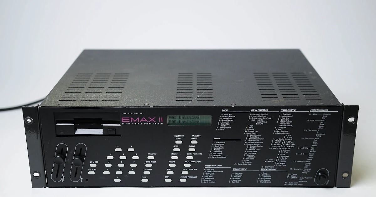 New Post:  E-MU Systems Emax II Rackmount 16-Voice Sampler Workstation dlvr.it/SQzcnm