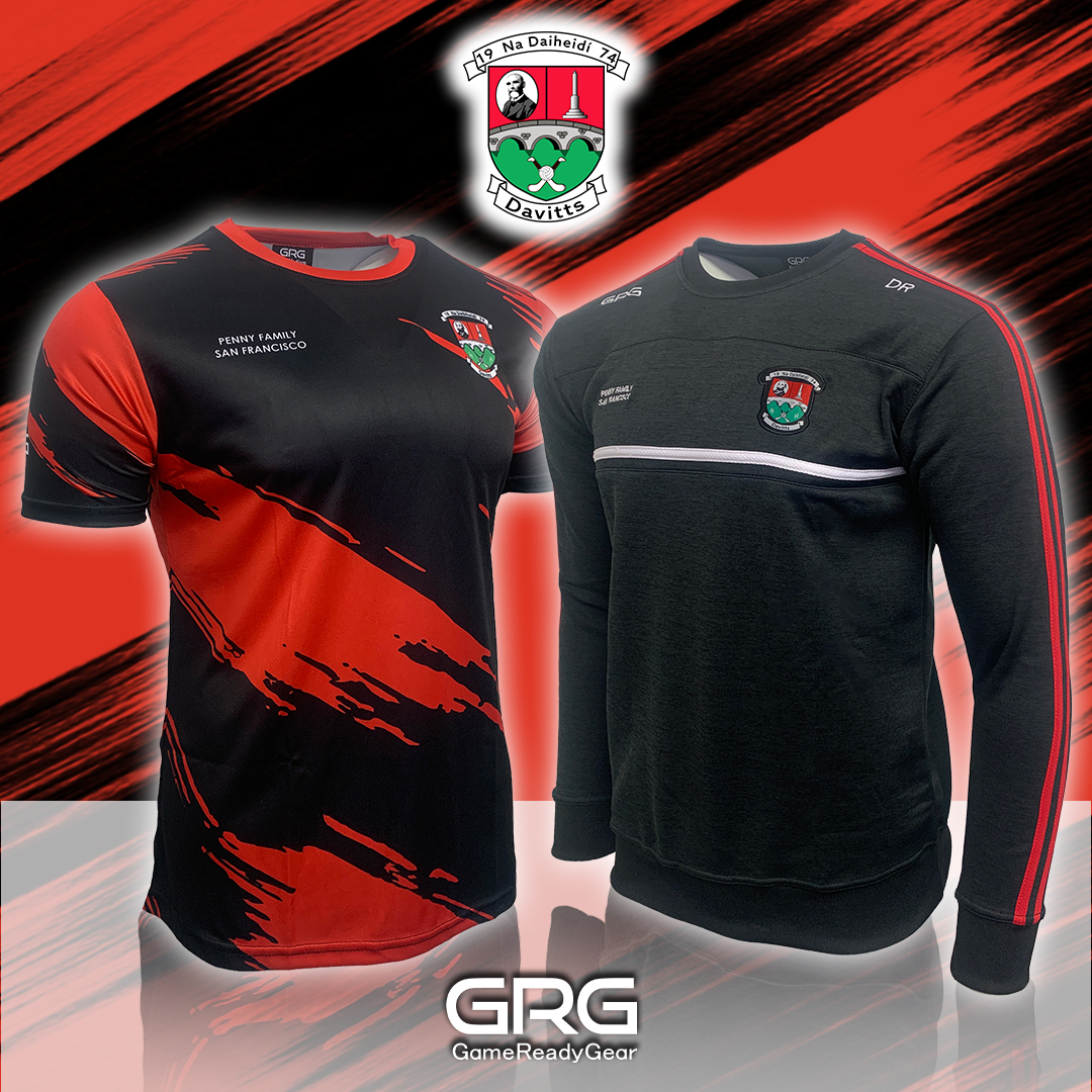 GrgSportswear's tweet photo. Training Jerseys and Roundnecks on the way to @Davitts_GAA Senior Men's Team. Get your team Game Ready today by contacting us at info@grg-sports.com
#gamereadygear #begameready #traininggear #customgear #bespokeapparal #leisurewear https://t.co/x7GyQcrWgb