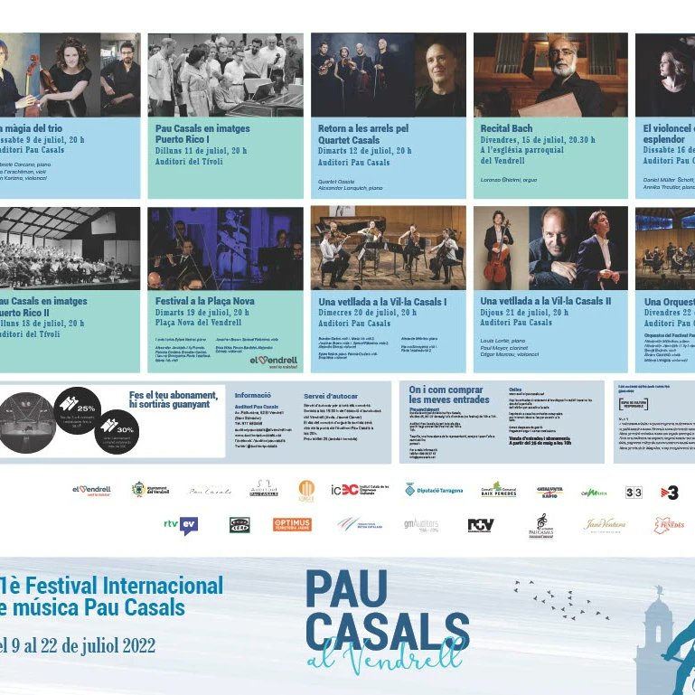 Aquí tens el cartell del 41è FIMPC, perquè vagis anotant quines entrades voldràs comprar demà...
Amb els abonaments hi surts guanyant!