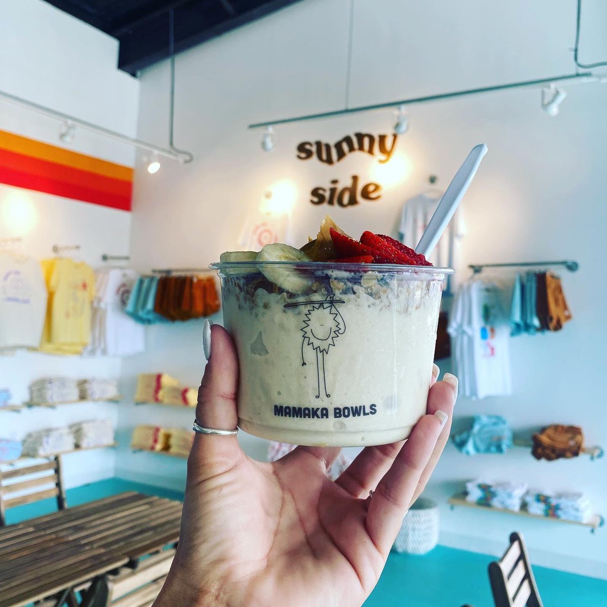 VisitCSTX's tweet photo. All the ☀️🌊 vibes, right here in College Station! 

Mamaka is now opened and located at 505 University Dr E. 

#bcstx #tamu #aggieland #visitcstx https://t.co/qUTfGQ09ST