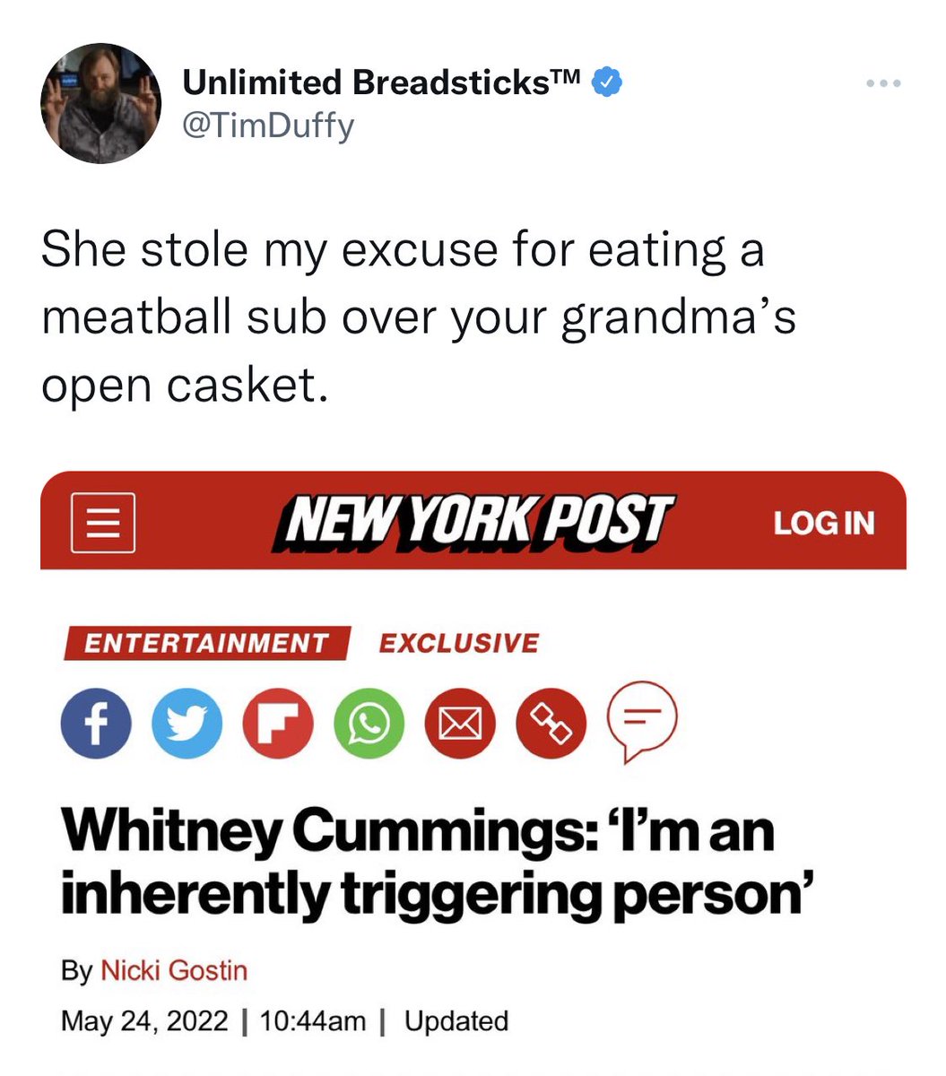 museumjilwrites's tweet photo. This TimDuffy joke is a keeper. https://t.co/G1C1KFP4Qm