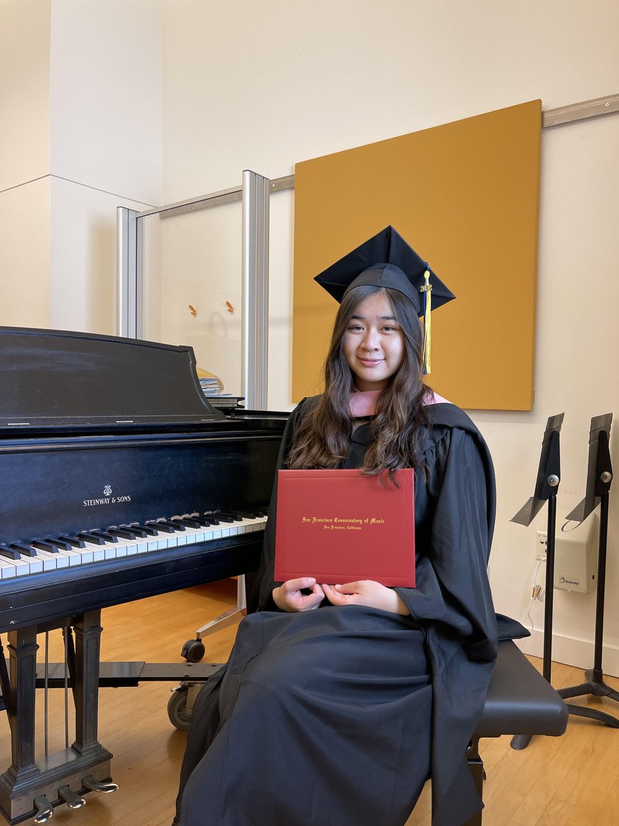 Congratulations to all the 2022 graduating students of the <a href="/SFConservMusic/">SFCM</a>. A shout out to Dana Marie Chan our former intern, we are so proud of your accomplishments! #berkeleysymphony