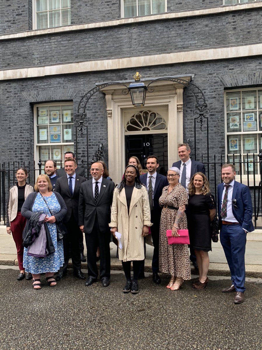 JoshMacAlister's tweet photo. Campaigners with lived experience of children’s social care shared their stories and hopes for change with @10DowningStreet and @Keir_Starmer this afternoon. Thank you to everyone for listening. Resetting the system for children and families will take a cross party effort. https://t.co/f6TKqFMCQY
