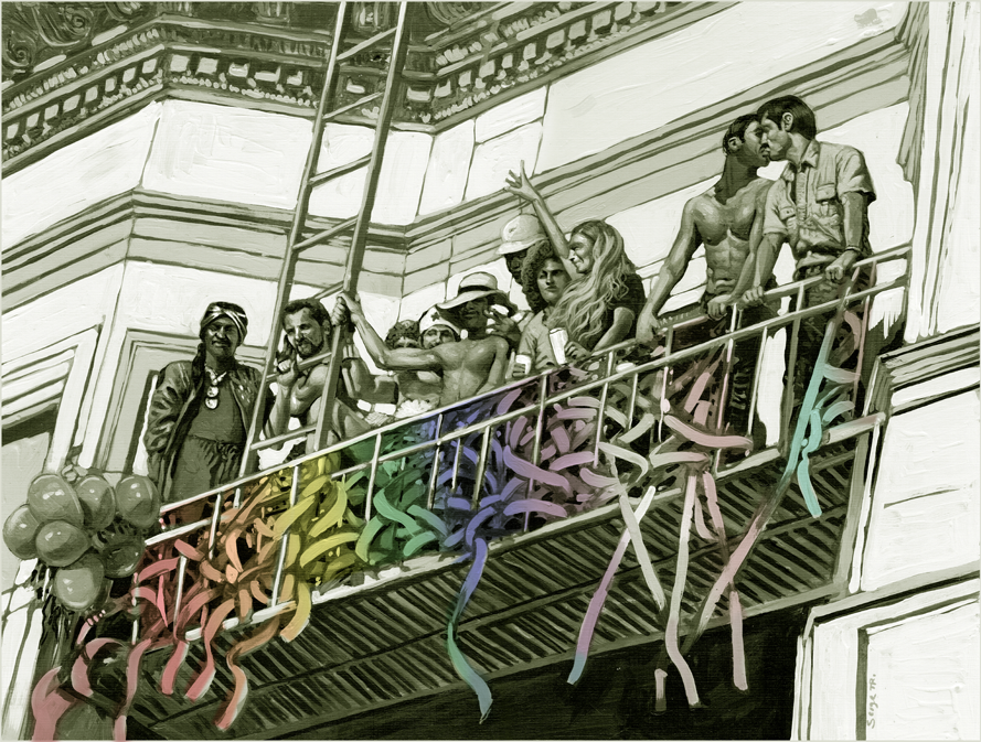 Beacon of Hope and Action, the 8-piece $NFT collection made between Danny Nicoletta and Serge Gay Jr., features the 1978's Castro Street Fair celebrations, during Harvey Milk's term as the first openly gay elected official in California— Now available at: opensea.io/friendsofharve…