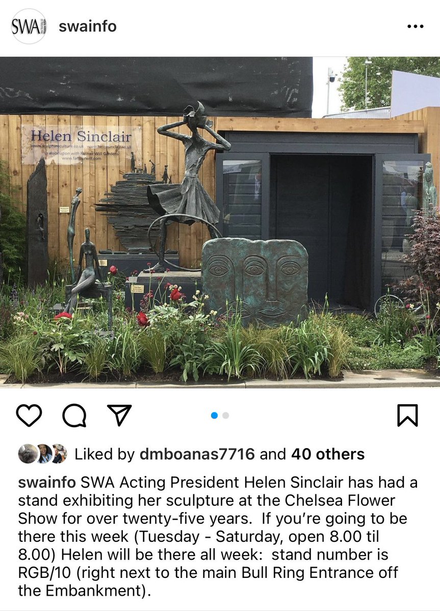 Our acting President Helen Sinclair exhibiting at Chelsea Flower Show <a href="/SWAinfo/">SWA</a> <a href="/helencsinclair/">Helen Sinclair</a>