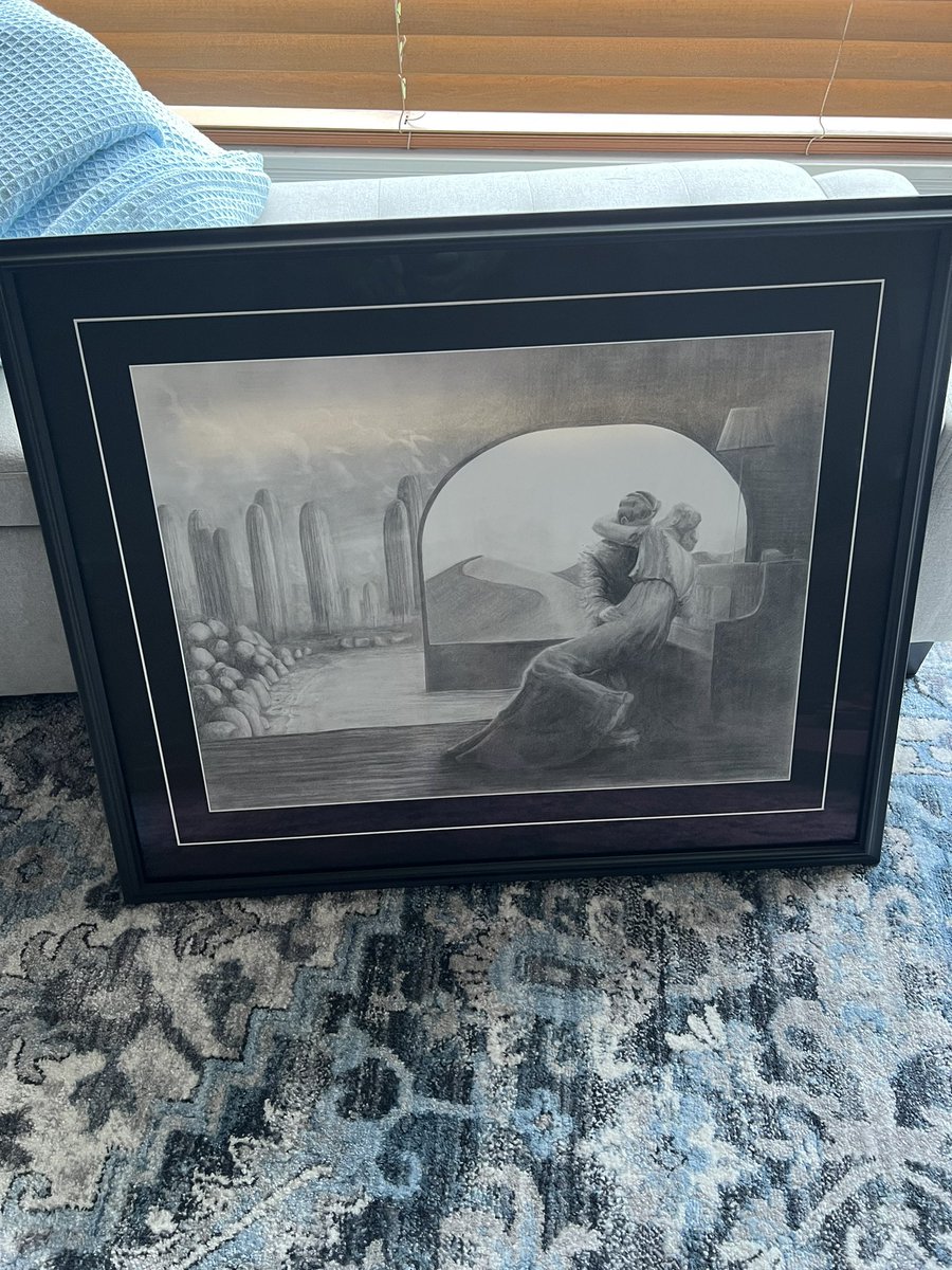 Finally got my physical <a href="/a_kodkar/">A Kodkar</a> “Love Lost” framed 😍

Won it at SXSW. Knew I needed it from the moment I saw it. 

$ftm #nfts #fantomfamily