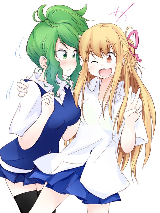 キャラ色塗った!仲良し!!^q^ 