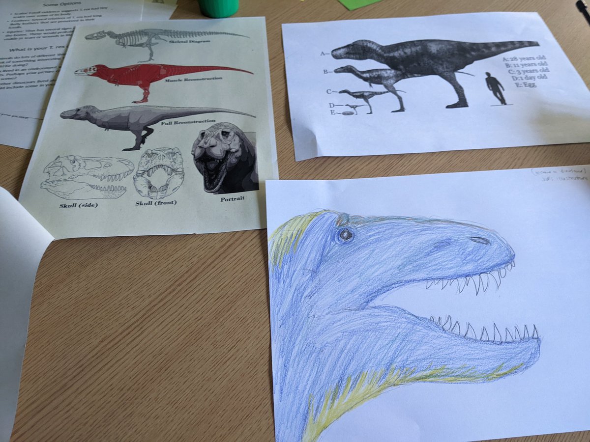 NCMGlearning's tweet image. Secret science show @WollatonHall , drawing T-rex with Paleo-artist Jed Taylor.