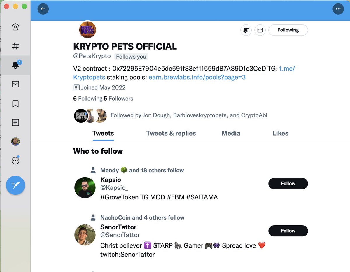 GabeGable's tweet photo. This is the NEW Krypto Pets twitter Make sure you follow this one for the Right information the old Twitter has been changed 
@PetsKrypto https://t.co/BxlSUmyUym