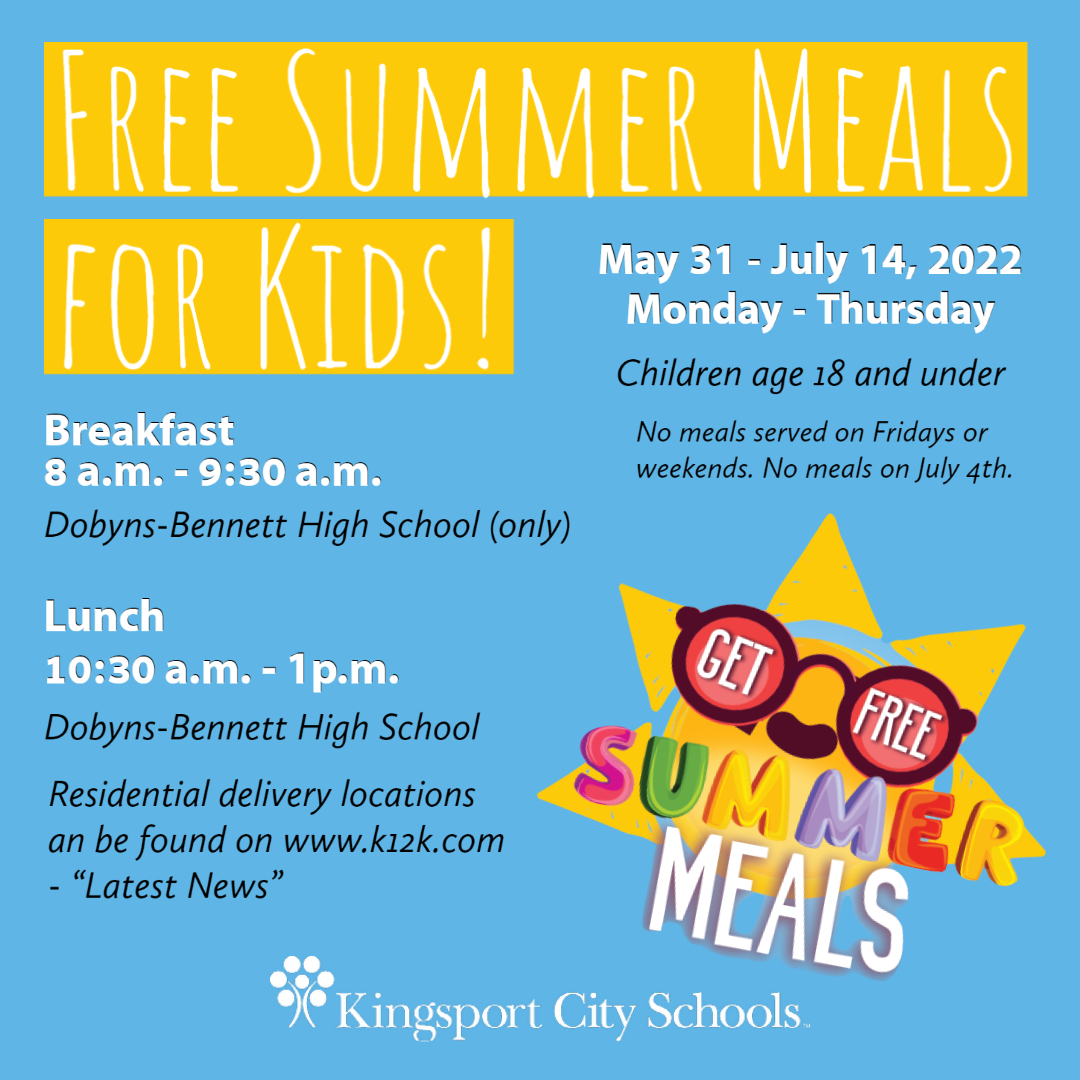 kcs__district's tweet photo. Getting ready to launch the 2022 "Summer Meals for Kids" program! 🍎🥦🍔
 
🍎No-cost meals will be served Mon – Thurs to all children age 18 &amp; under from May 31 – July 14, 2022. No meals on July 4, 2022.

More info can be found on https://t.co/tlbdUEY17f - "Latest News." https://t.co/ASct688UVf