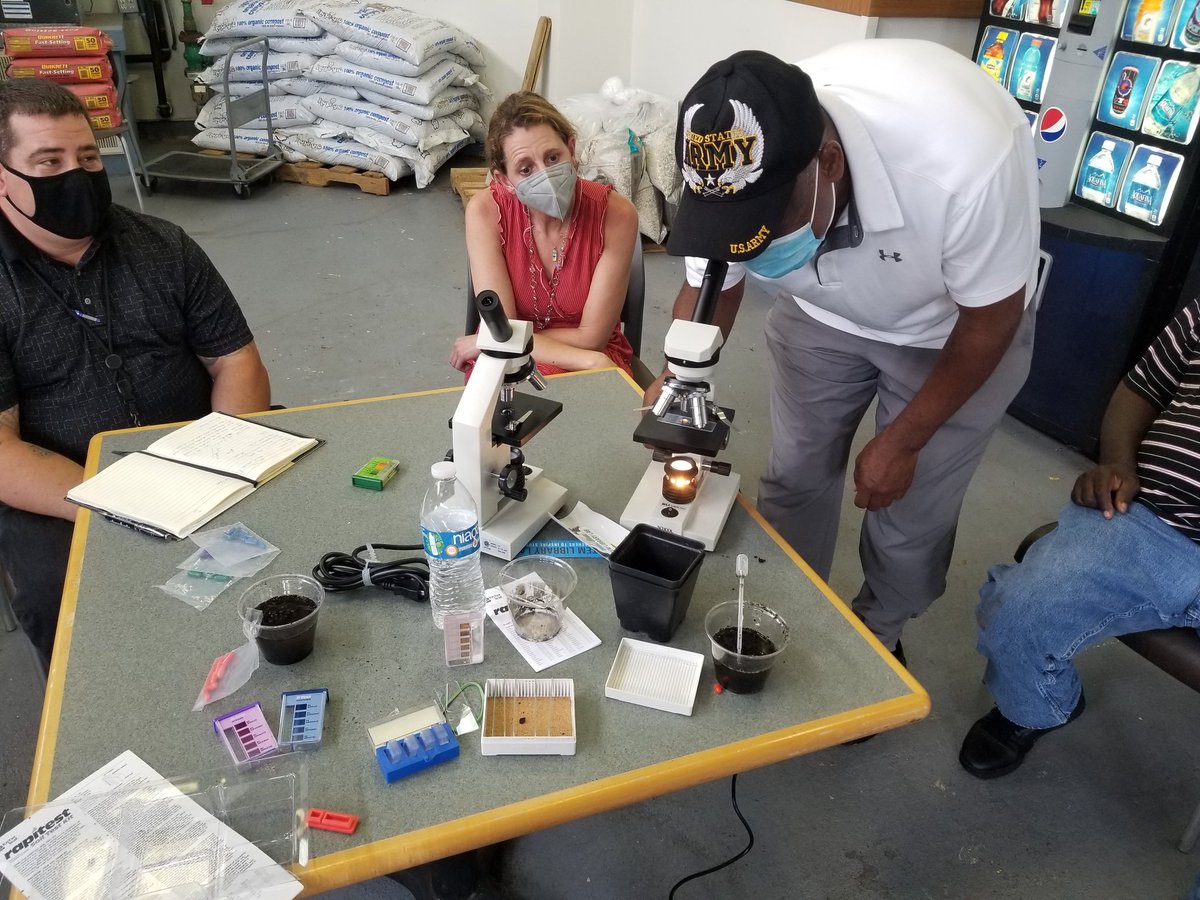 Veterans at the NOLA Veterans Medical Center get to spend time in the sunny garden we have built over 2 years! We run a weekly program for the psycho-spcial rehabilitation program with <a href="/HumanaFdn/">The Humana Foundation</a> and <a href="/USDAgov/">Dept. of Agriculture</a> growing community AND food! #eatlocal #growlocal #NOLA #Veterans
