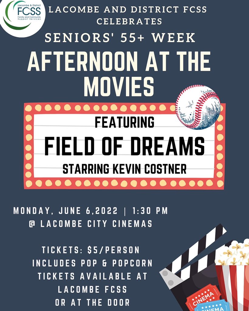 Join us for an afternoon at the movies!