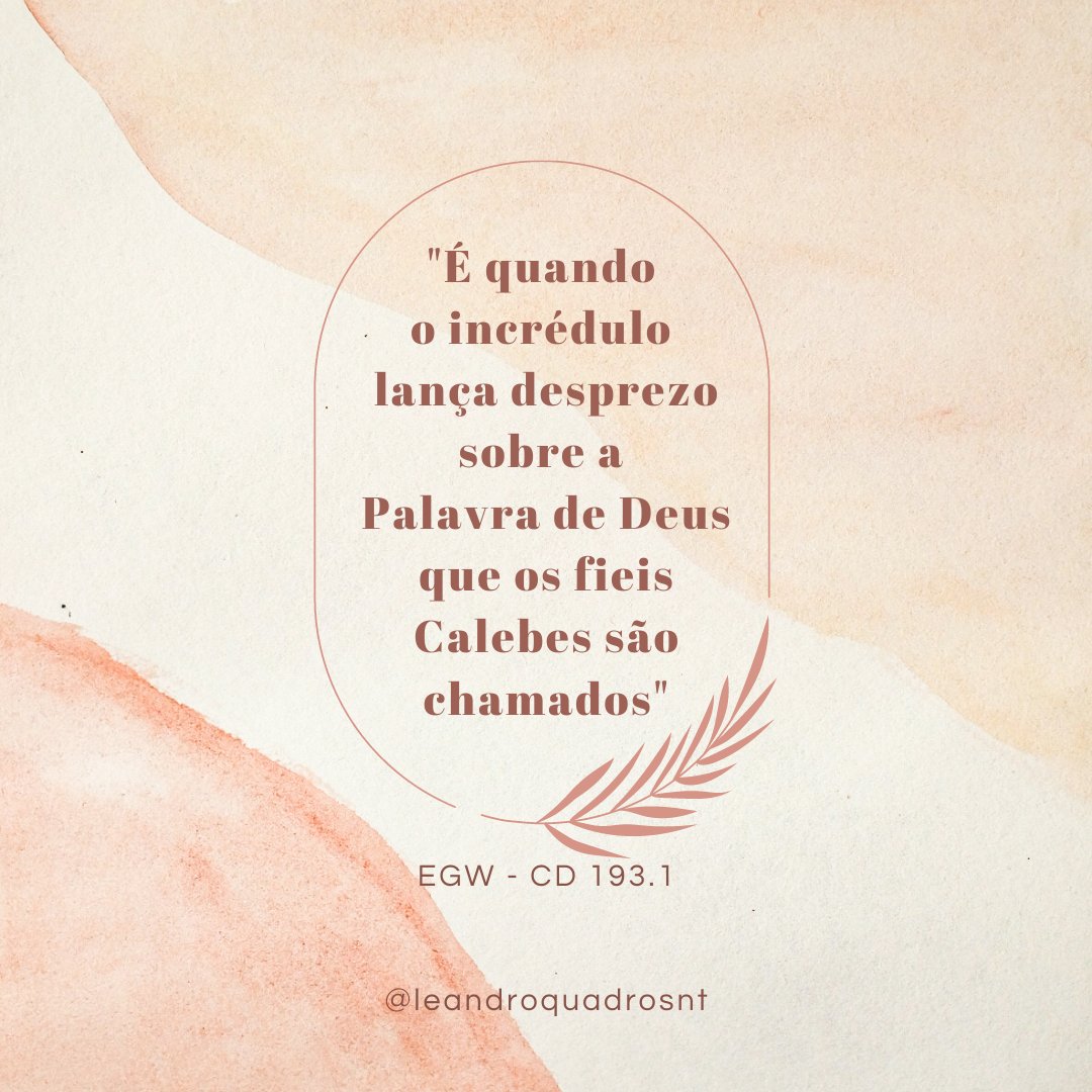 Precisamos de mais Calebes dispostos a defender a Palavra de Deus! Você está disposto(a)?