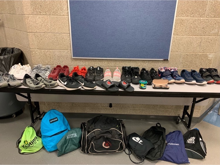 Is your student missing valuables? We have lots of coats, clothing, and shoes in our lost and found. Please come by to claim your belongings. We are open from 7am to 5:30pm. We will leave these items out until the end of the day on May 26th. After that they will be donated.