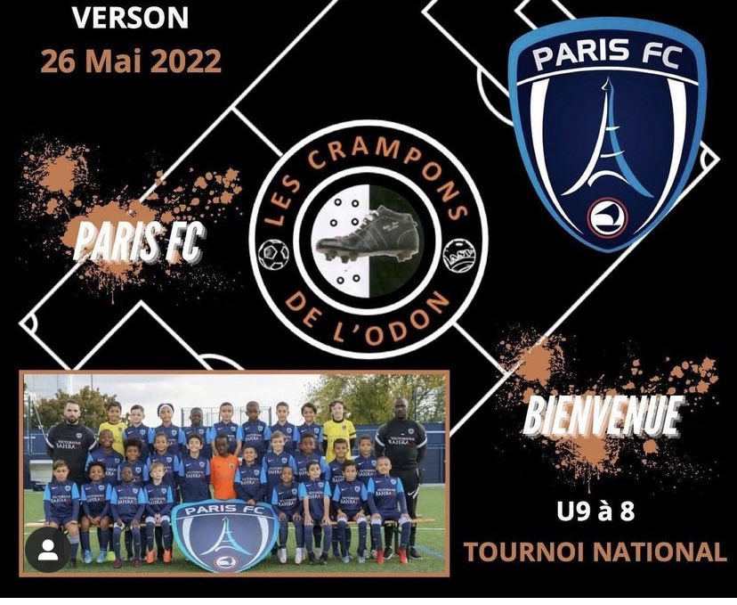 LCrampons's tweet photo. Le @ParisFC sera l’autre club de la région parisienne présent à notre tournoi. 

Bon tournoi à vous et bonne chance !!😉 https://t.co/fCD0hKPbYZ