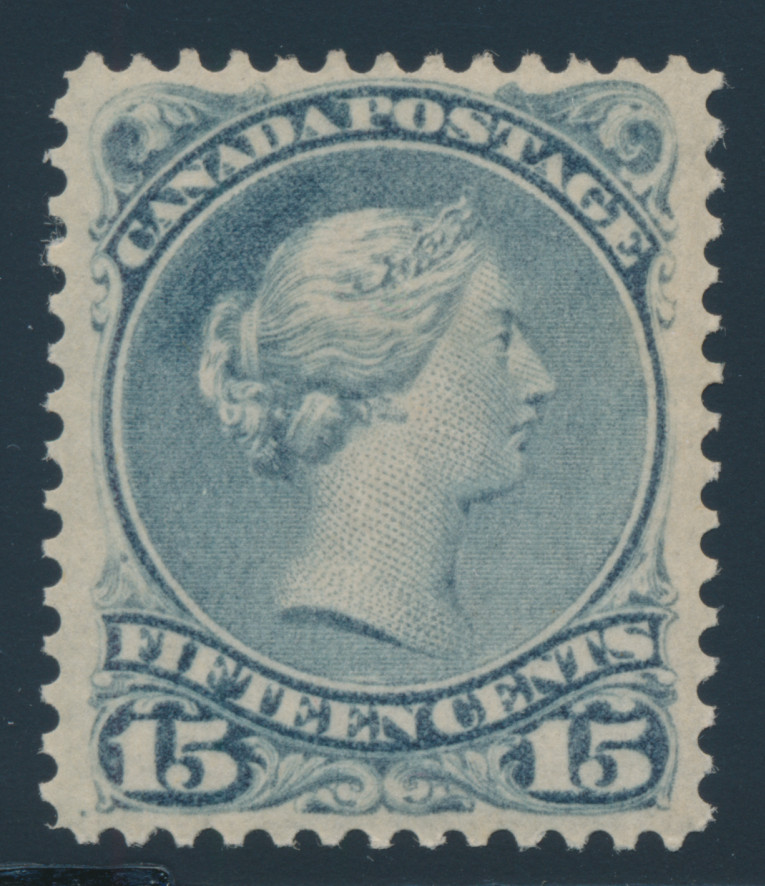 SparksAuctions's tweet photo. Sold in Sale 42, May 9-12: Lot 96, Canada 1868 fifteen cent bluish grey Large Queen, VF mint, sold for C$380 #LargeQueen https://t.co/XfOSdbt1tk https://t.co/2Gd4WSKy2Q