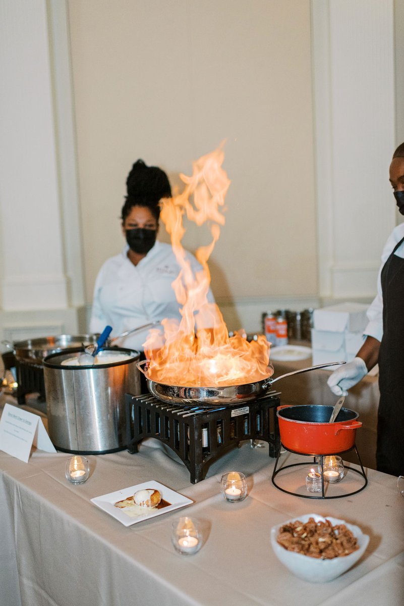 A donut station during your reception really gets the party started! Made with vanilla ice cream &amp; <a href="/MakersMark/">Maker's Mark</a> to satisfy your guests’ sweet tooth😋

📸: Glorious Moments Photography 
Catering: Bold Catering &amp; Design 
Venue: Atlanta History Center 
As seen in <a href="/brides/">BRIDES</a>✨