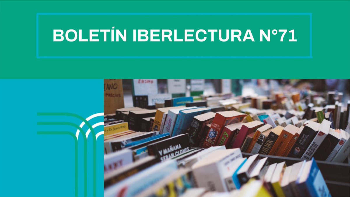 Iberlectura's tweet photo. ¡Boletín de #Iberlectura N°71 ya disponible! 📰
📚 Lectura en Movimiento expuso sus experiencias en el 22° Congreso Internacional de Promoción de la #Lectura y el #Libro
📅 Ganadores del Premio #VIVALECTURA 2022
📲 Acceda al boletín:
https://t.co/8B8fzudRjq https://t.co/oZD0jw41Ze