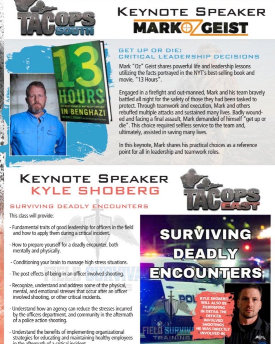 TACOPS TACTICAL CONFERENCES tweet media