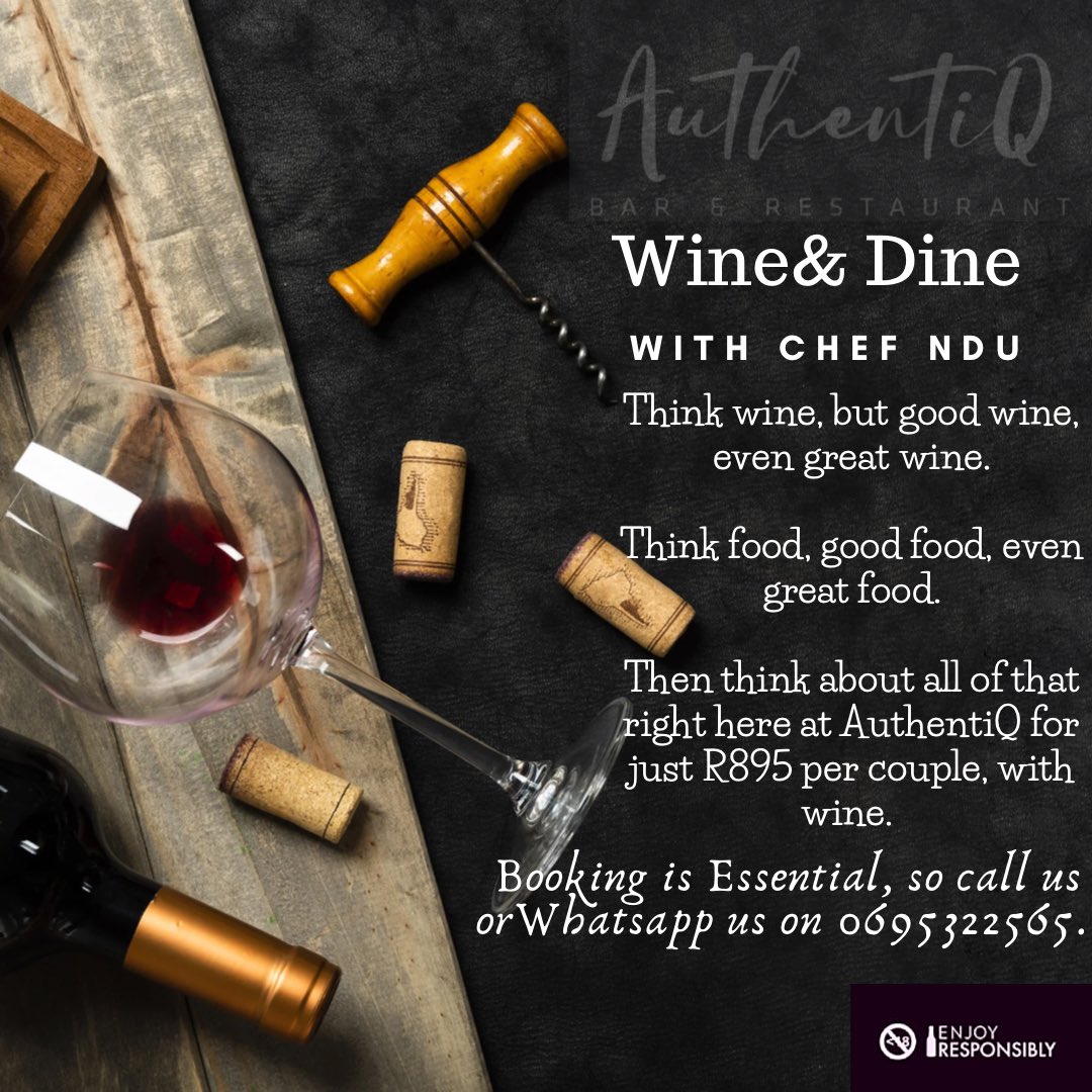 NduBarsEquipped's tweet photo. The Premium wine line up for tomorrow night. #WineAndDineWithChefNdu #AuthentiQRestaurant https://t.co/3NgF0F7PQt